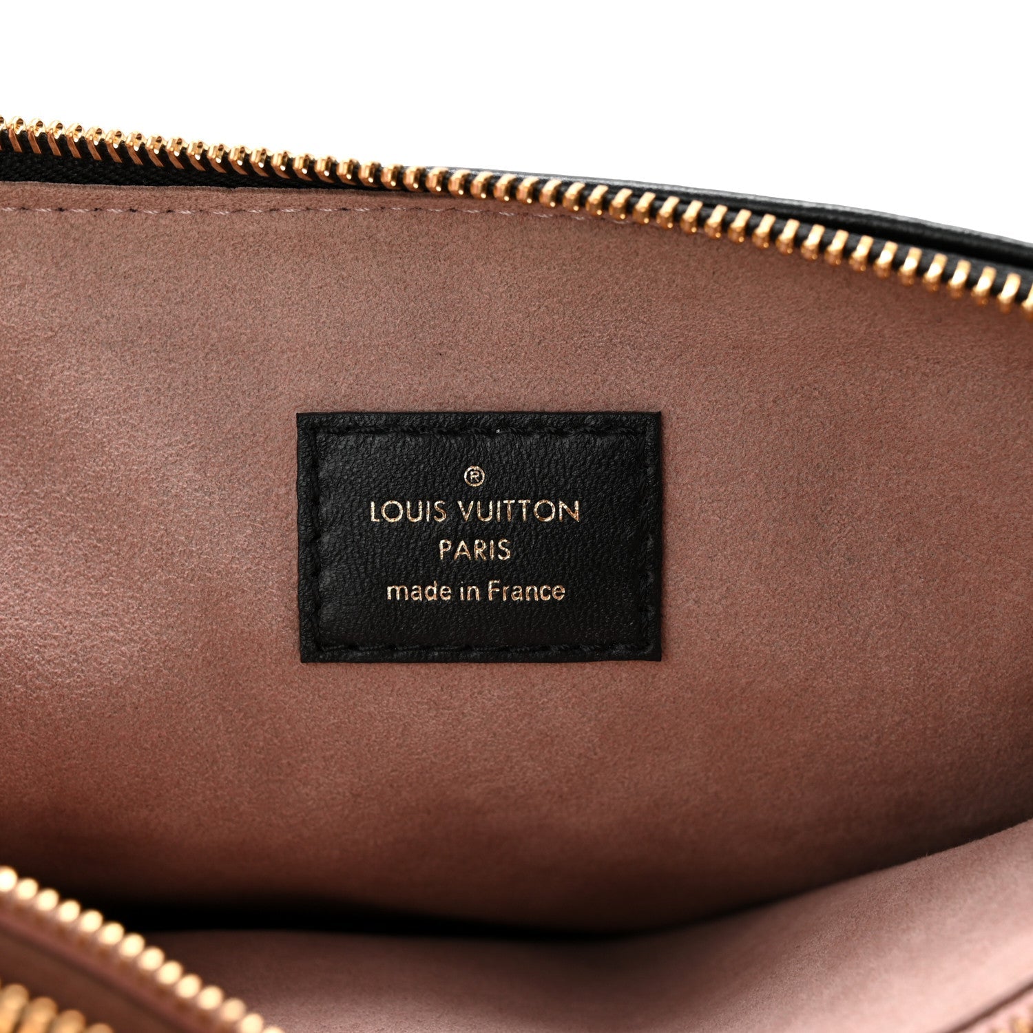 Louis Vuitton Lambskin Embossed Monogram Coussin PM Black