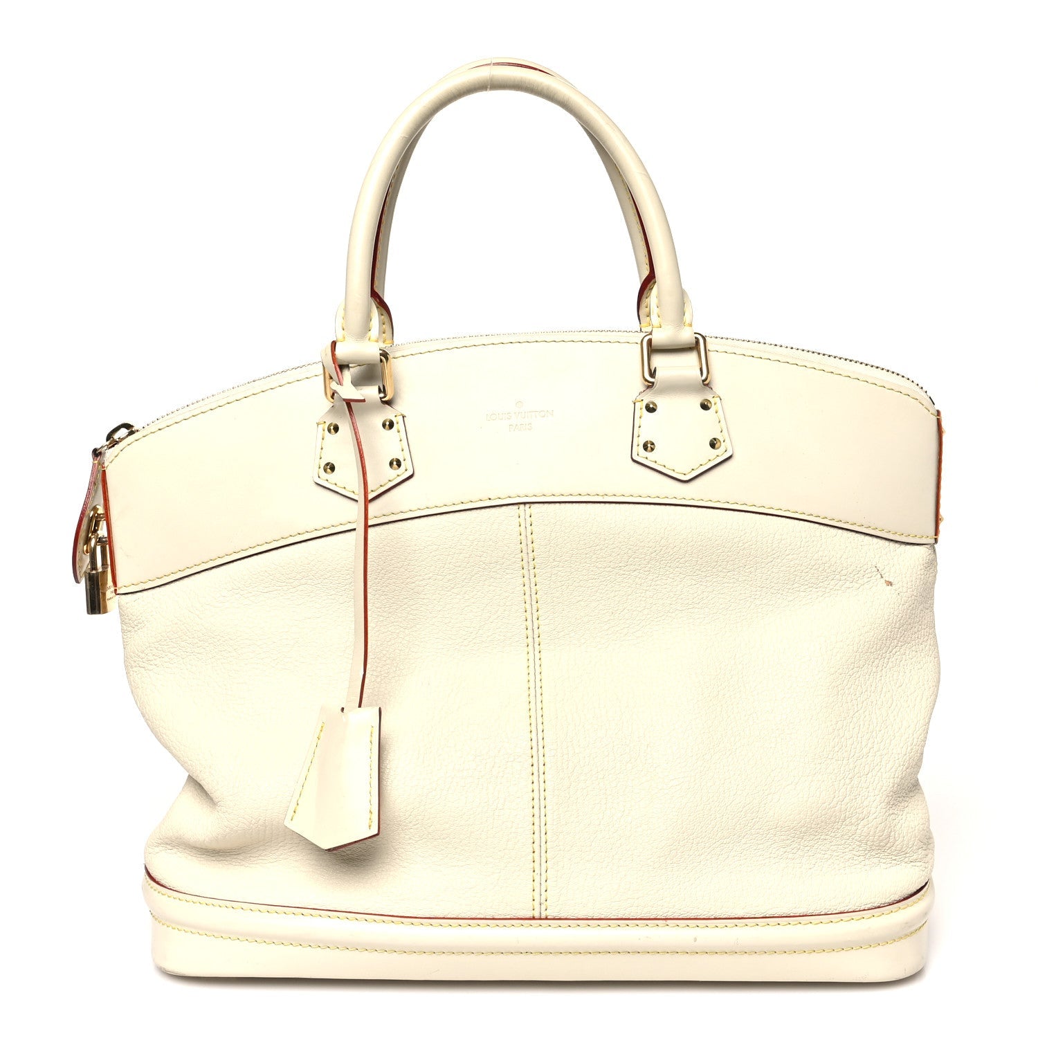 Louis Vuitton Suhali Lockit MM White