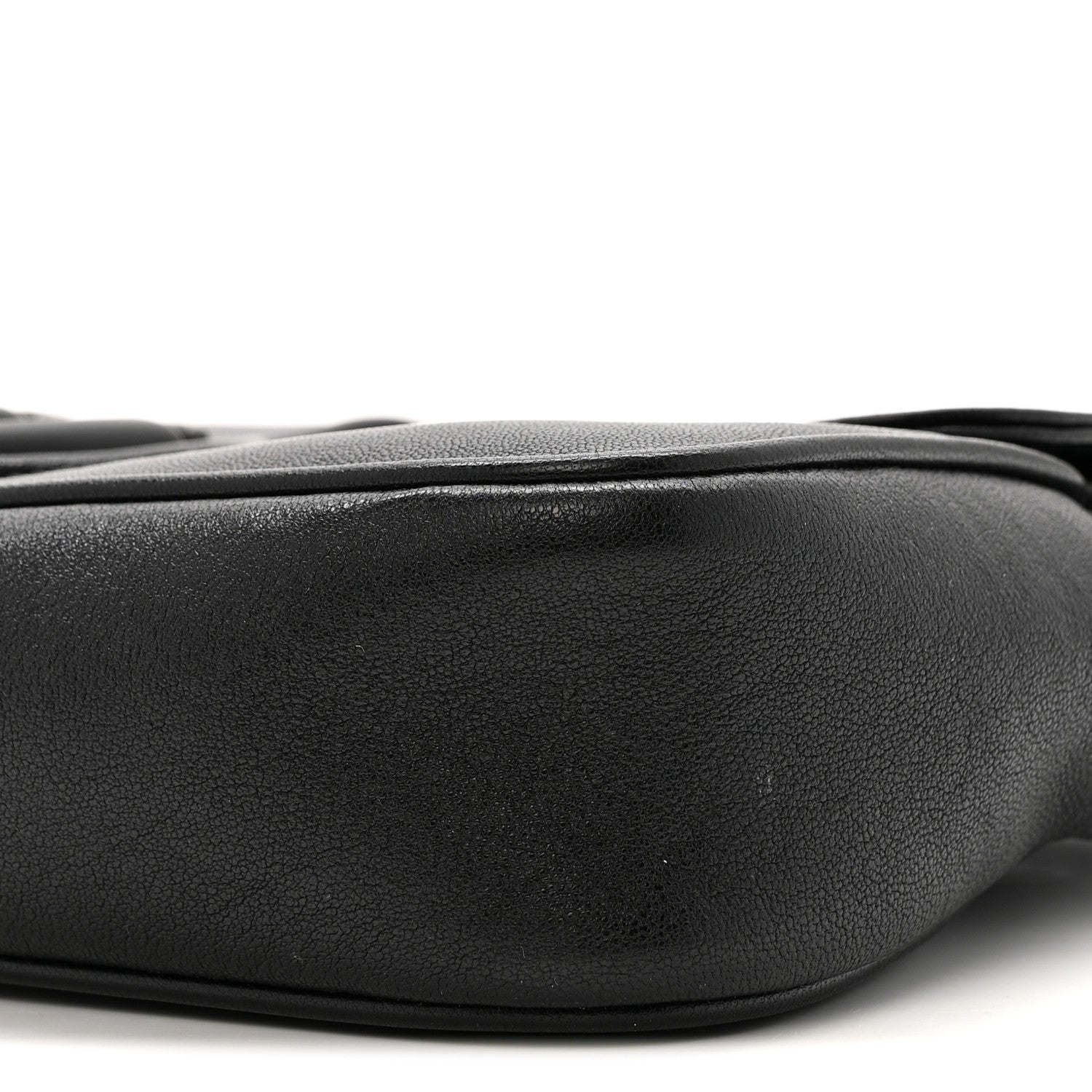 Gucci Goatskin Small GG Monochrome Aphrodite Shoulder Bag Black