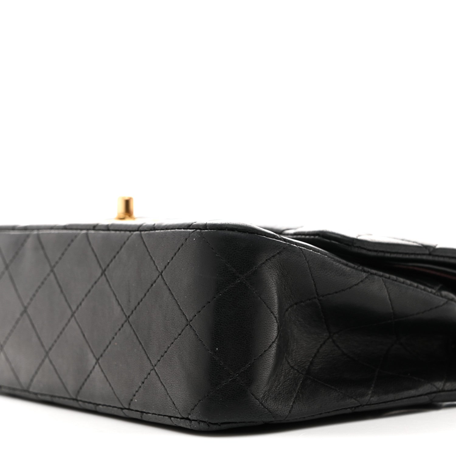 Chanel Lambskin Quilted Medium Double Flap Black