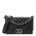 Chanel Caviar Quilted Small Boy Flap Black