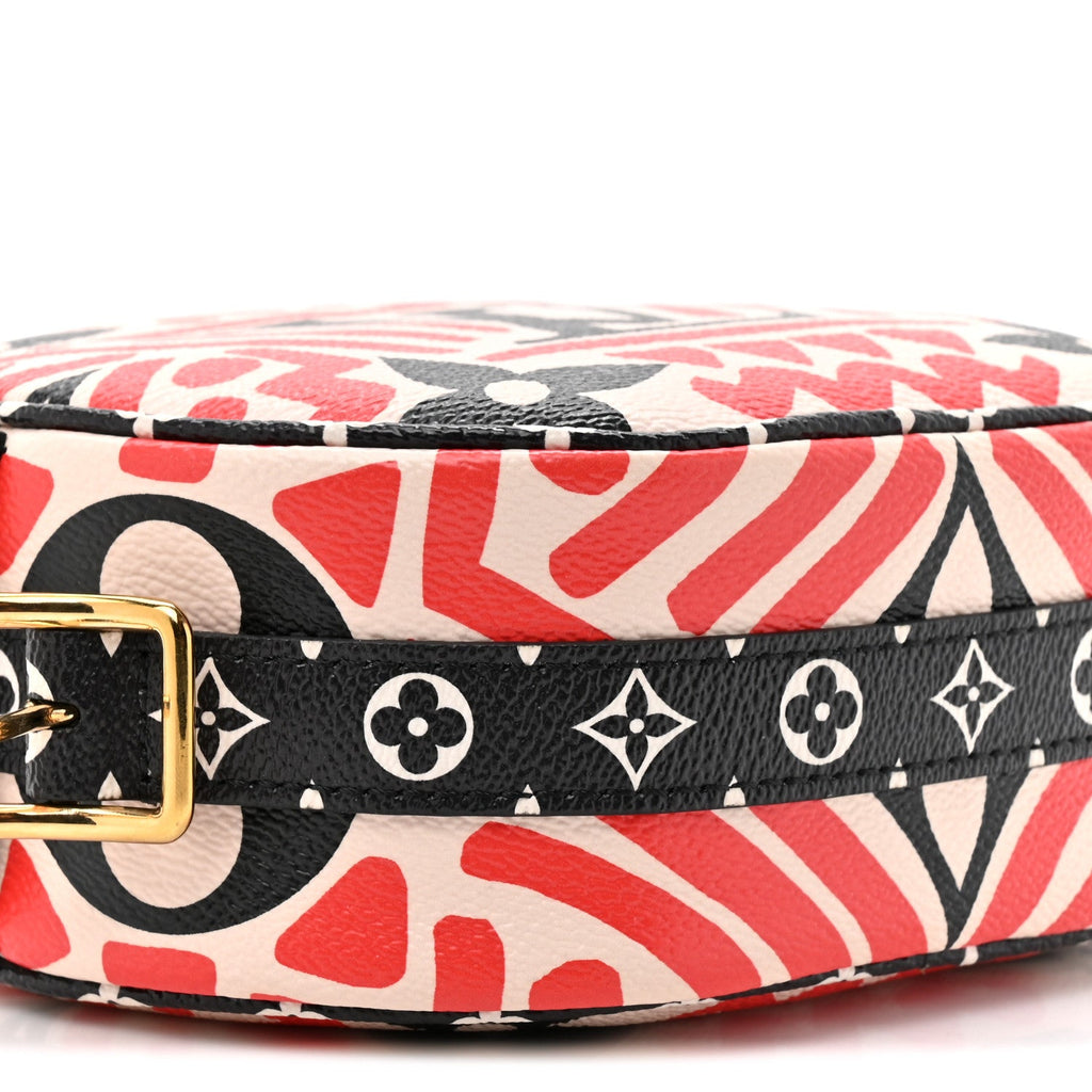 Louis Vuitton Monogram Giant Crafty Boite Chapeau Souple PM Creme Rouge Black