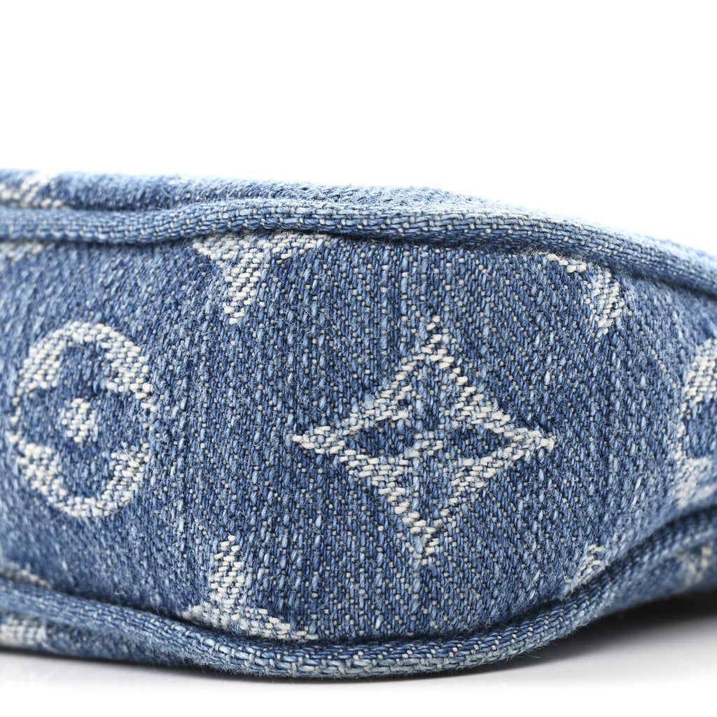 Louis Vuitton LV X TM Monogram Denim Cerises Pochette Accessories Blue
