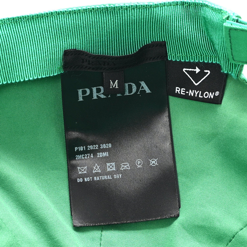 Prada Re-Nylon Womens Baseball Cap M Menta