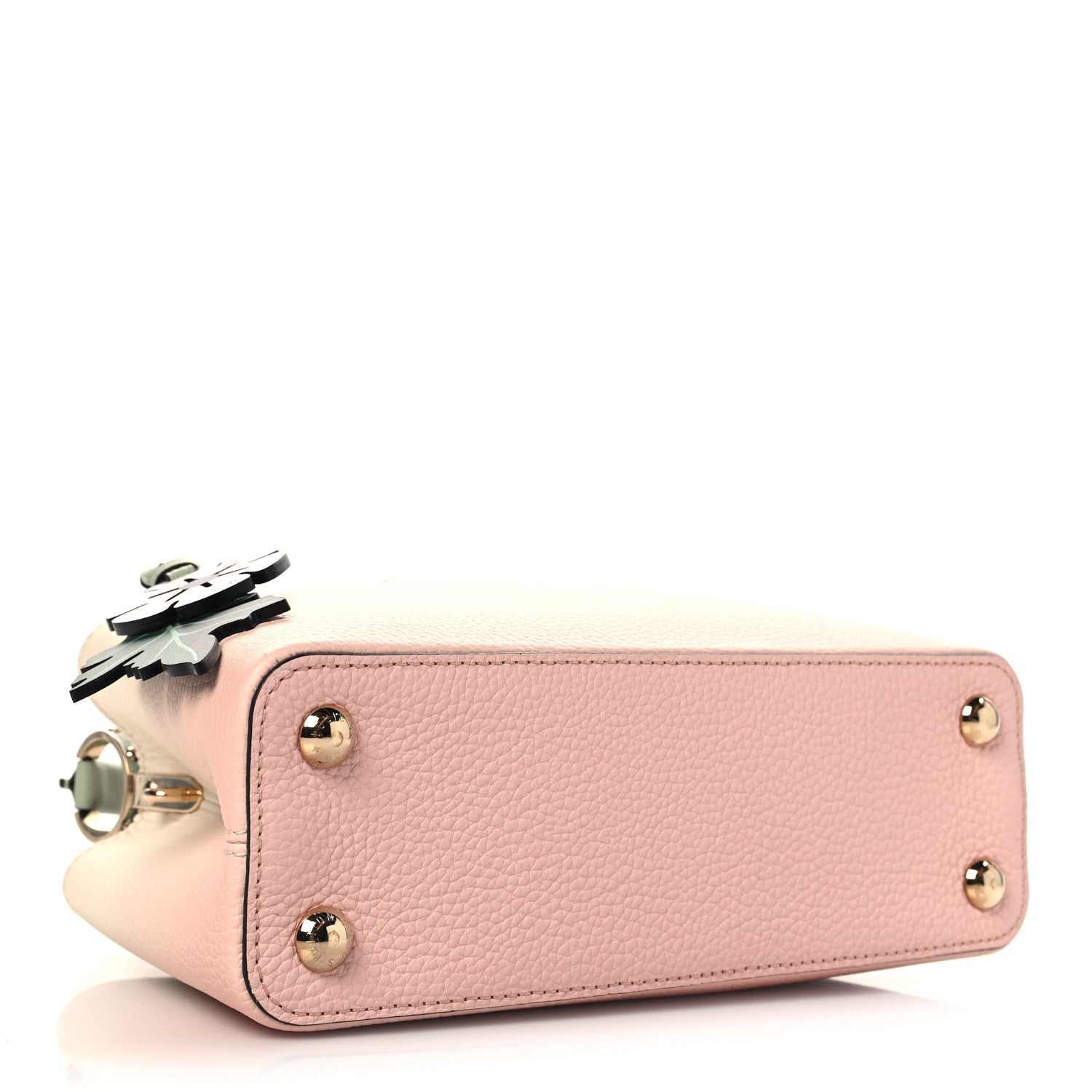 Louis Vuitton Taurillon Gradient Capucines BB Asnieres Green Rose