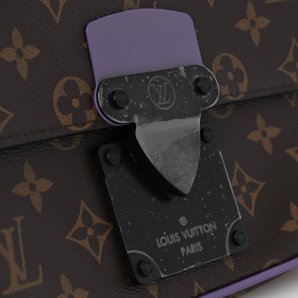 Louis Vuitton Monogram S Lock Sling Bag Purple