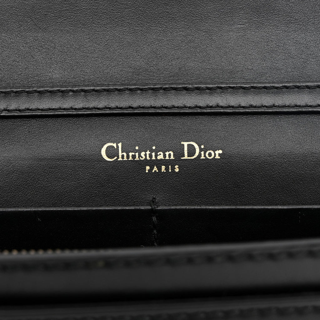 Christian Dior Calfskin J'Adior Wallet on Chain Pouch Black