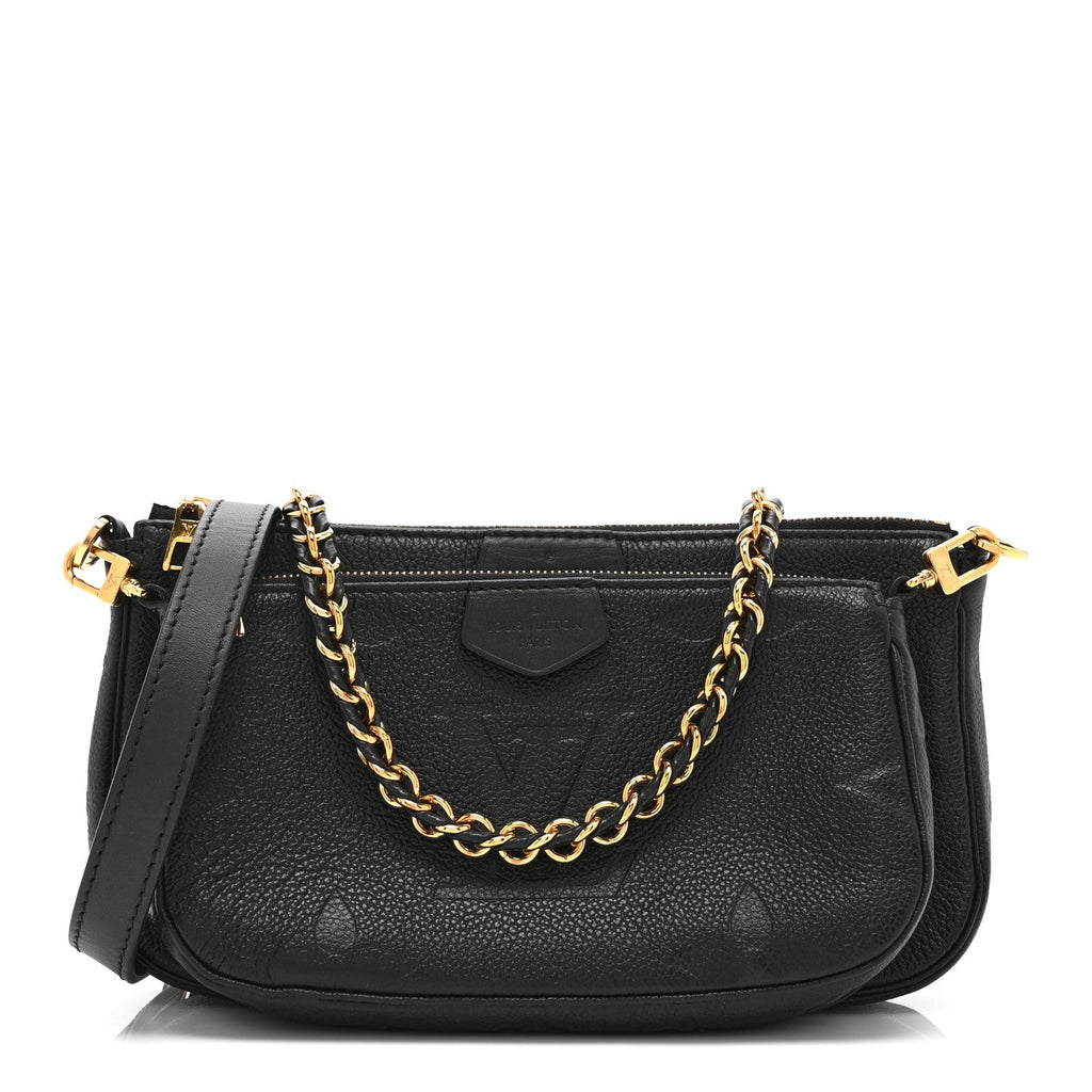 Louis Vuitton Empreinte Monogram Giant Multi Pochette Accessories Black