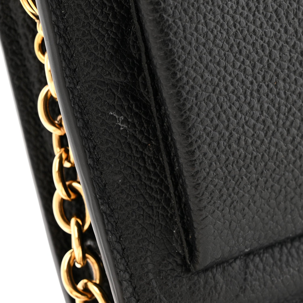 Louis Vuitton Empreinte Vavin Chain Wallet Black