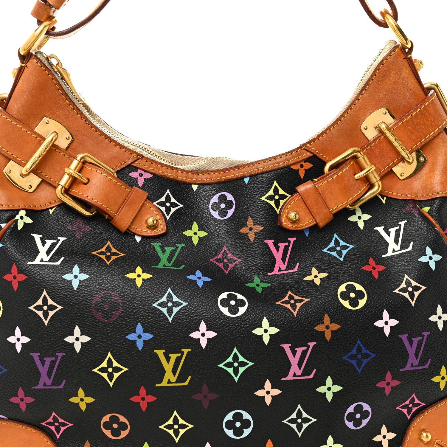Louis Vuitton Monogram Multicolor Greta Black