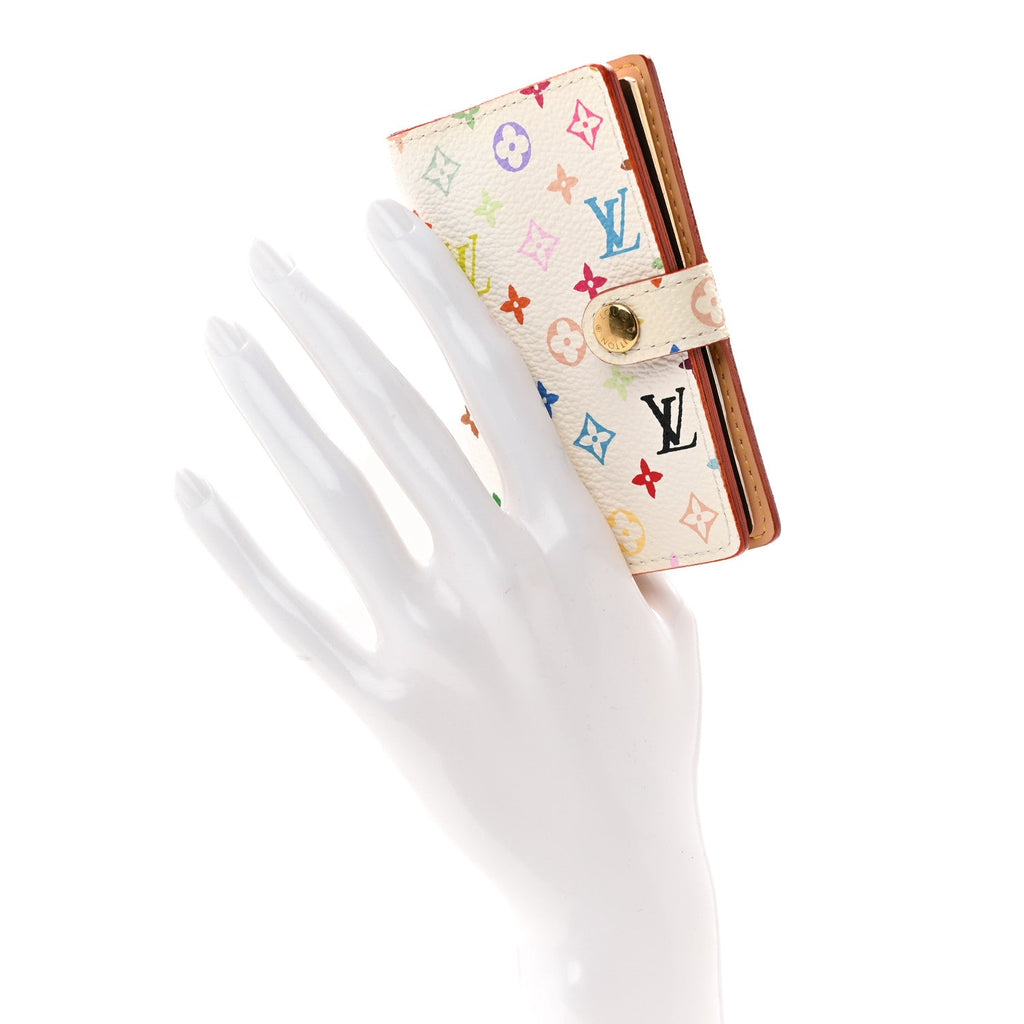 Louis Vuitton Monogram Multicolor Carnet de Bal Mini Agenda Cover White