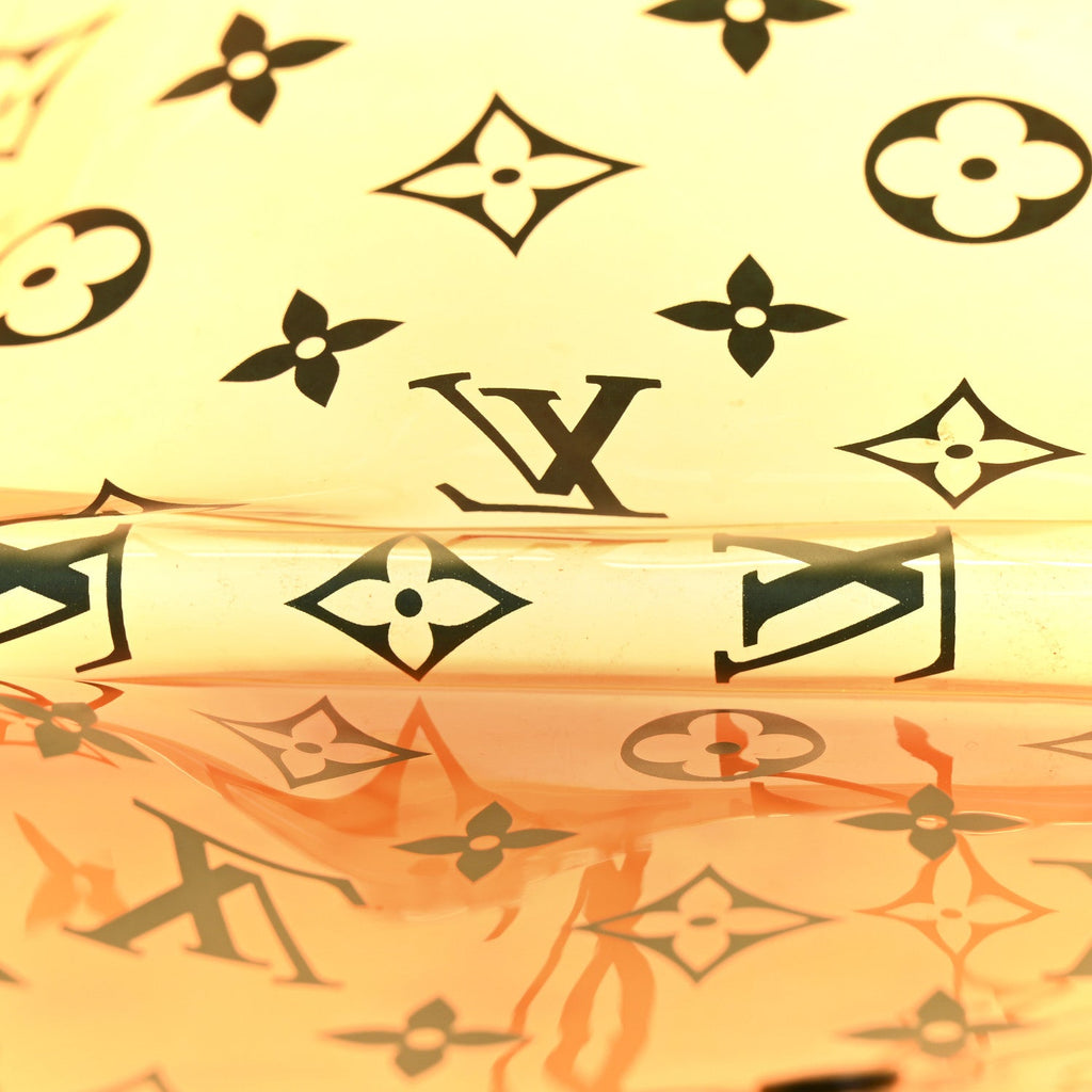 Louis Vuitton PVC Monogram Printed Envelope Pouch Orange