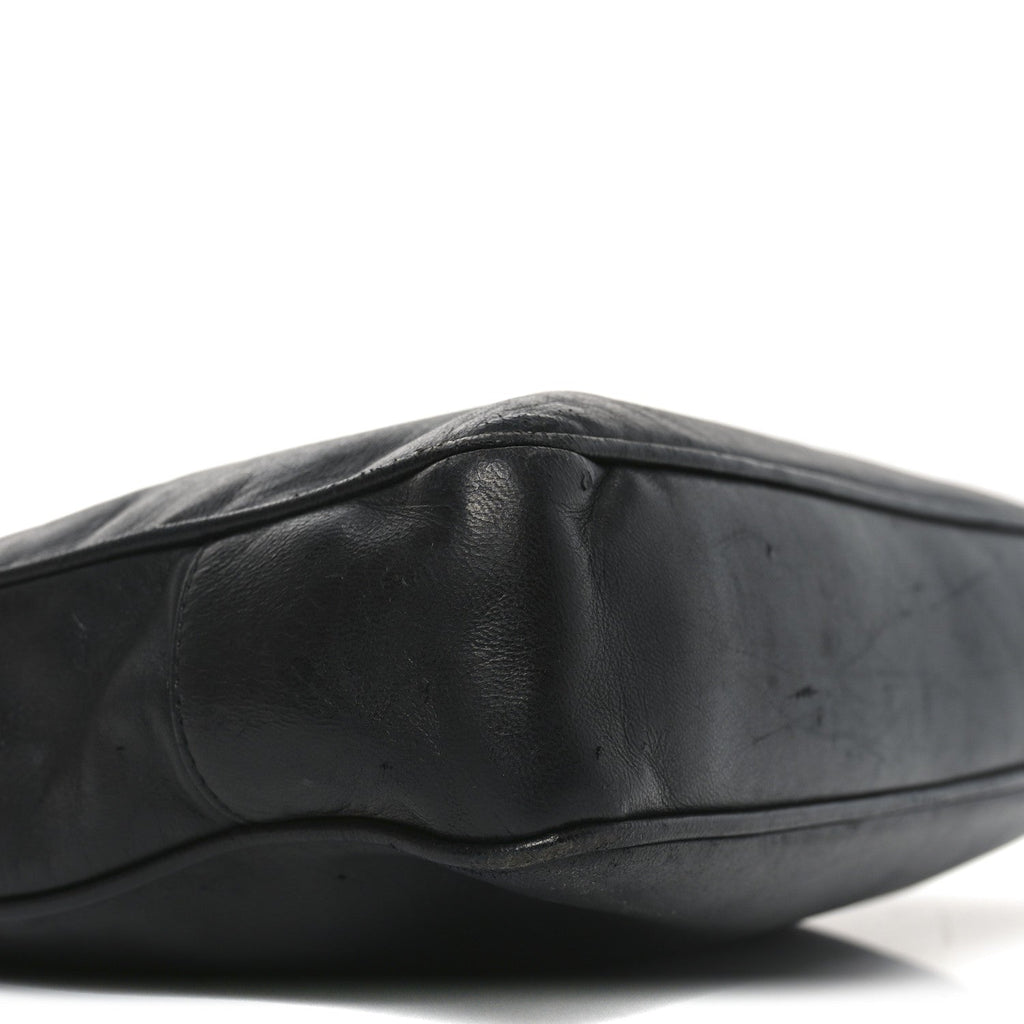 Chanel Lambskin CC Shoulder Bag Black