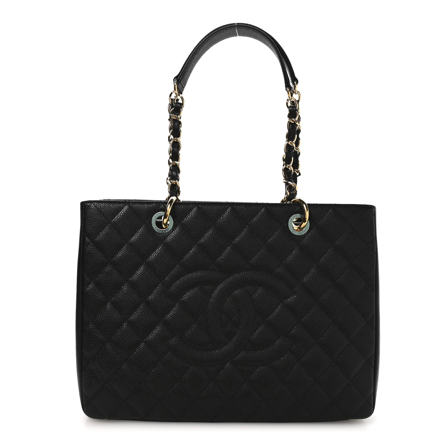 Chanel Caviar Quilted Grand Shopping Tote GST Black