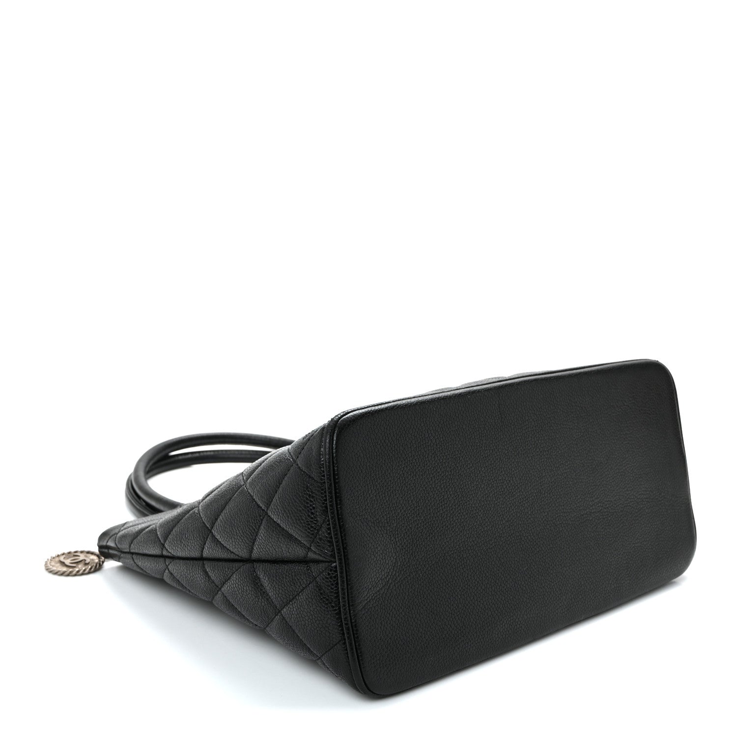 Chanel Caviar Quilted Medallion Tote Black
