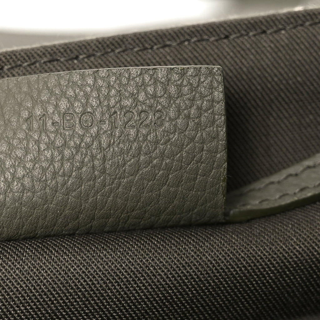 Christian Dior Oblique Jacquard Grained Calfskin Small Saddle Messenger Bag With Flap Green