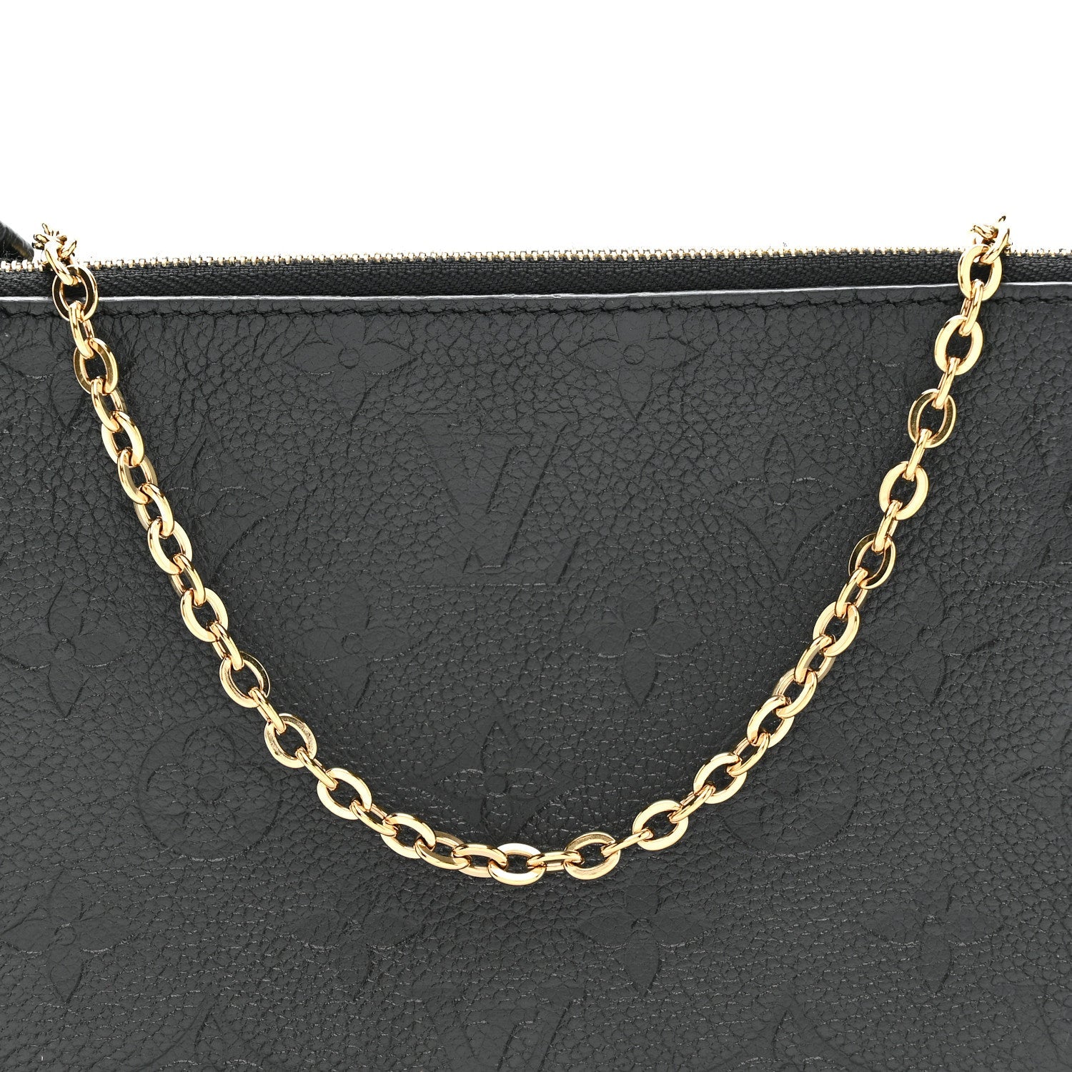 Louis Vuitton Empreinte Double Zip Pochette Black