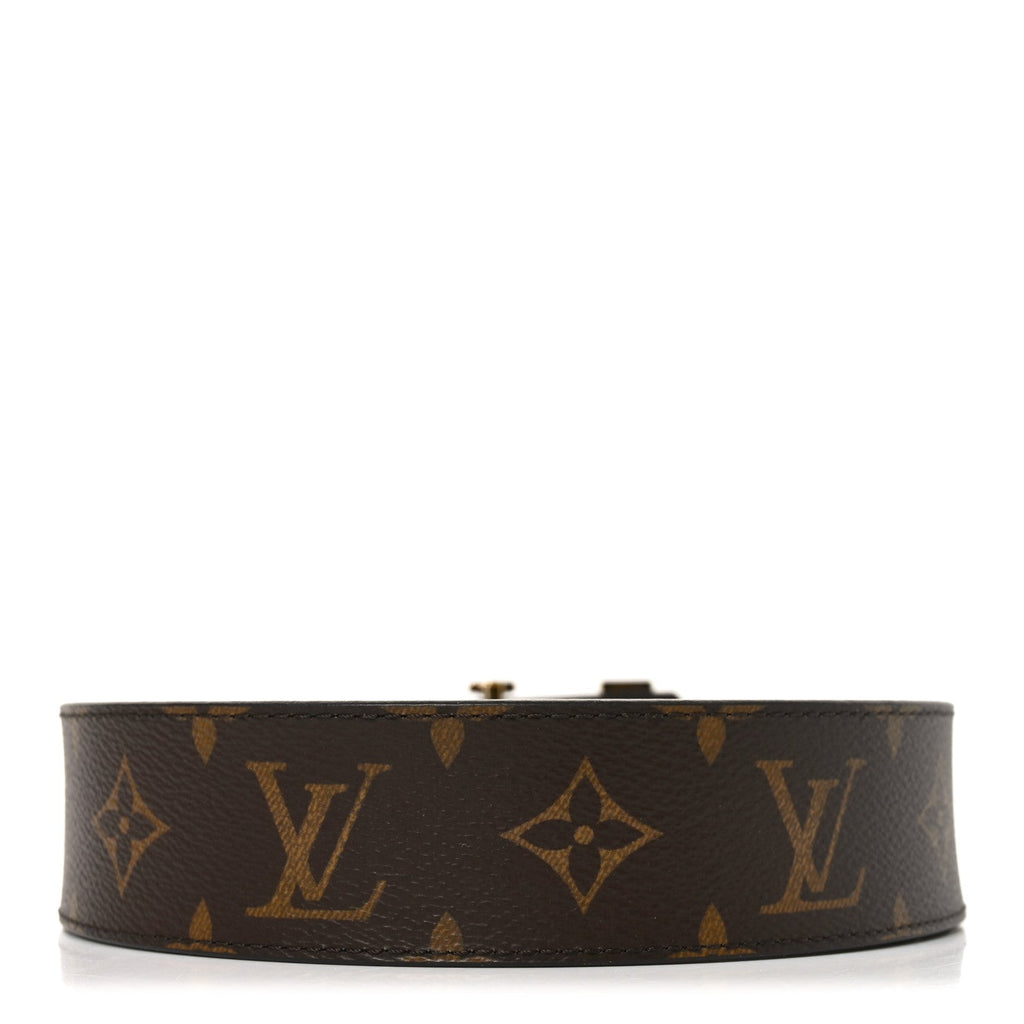 Louis Vuitton Monogram Calfskin 40mm LV Initiales Reversible Belt 95 38 Brown