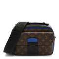 Louis Vuitton Monogram Macassar S Lock Messenger Blue