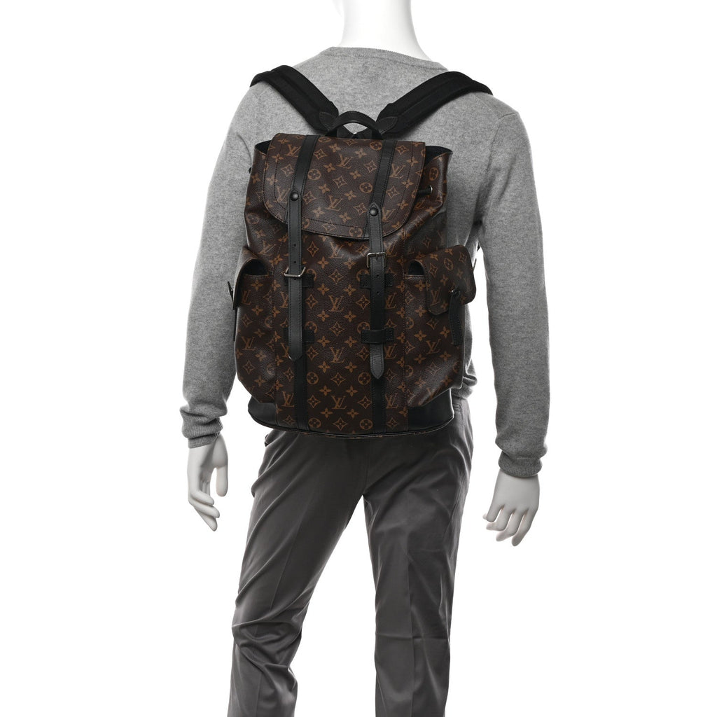 Louis Vuitton Monogram Macassar Christopher MM Backpack
