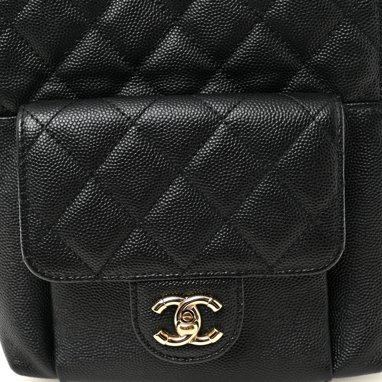 Chanel Caviar Quilted Small CC Day Backpack Black
