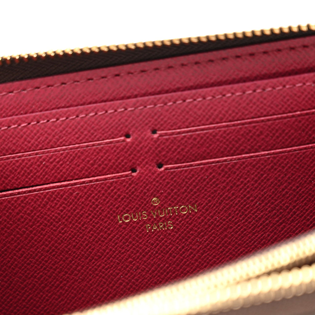 Louis Vuitton Monogram Clemence Wallet Fuchsia