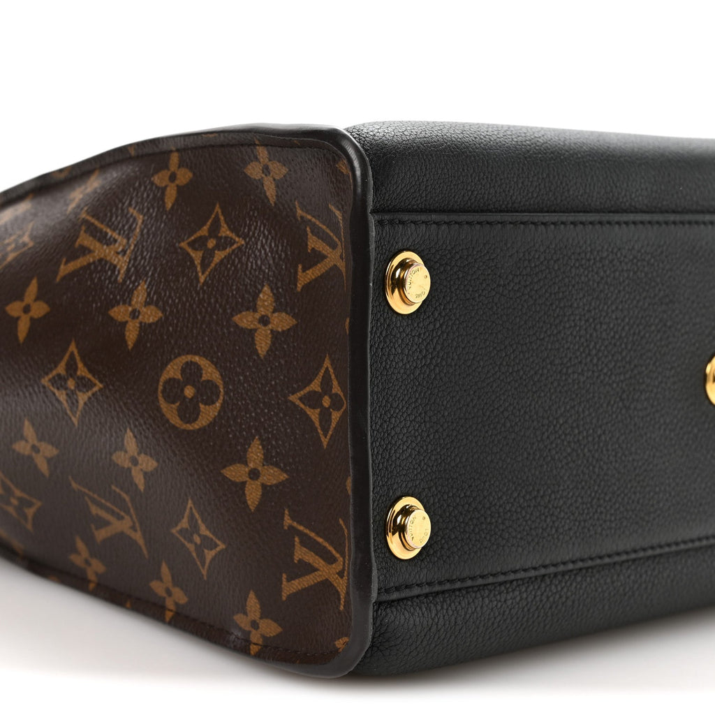 Louis Vuitton Calfskin Monogram On My Side Black