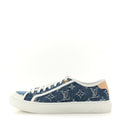 Louis Vuitton Denim Monogram Lagoon Sneakers 38 Blue