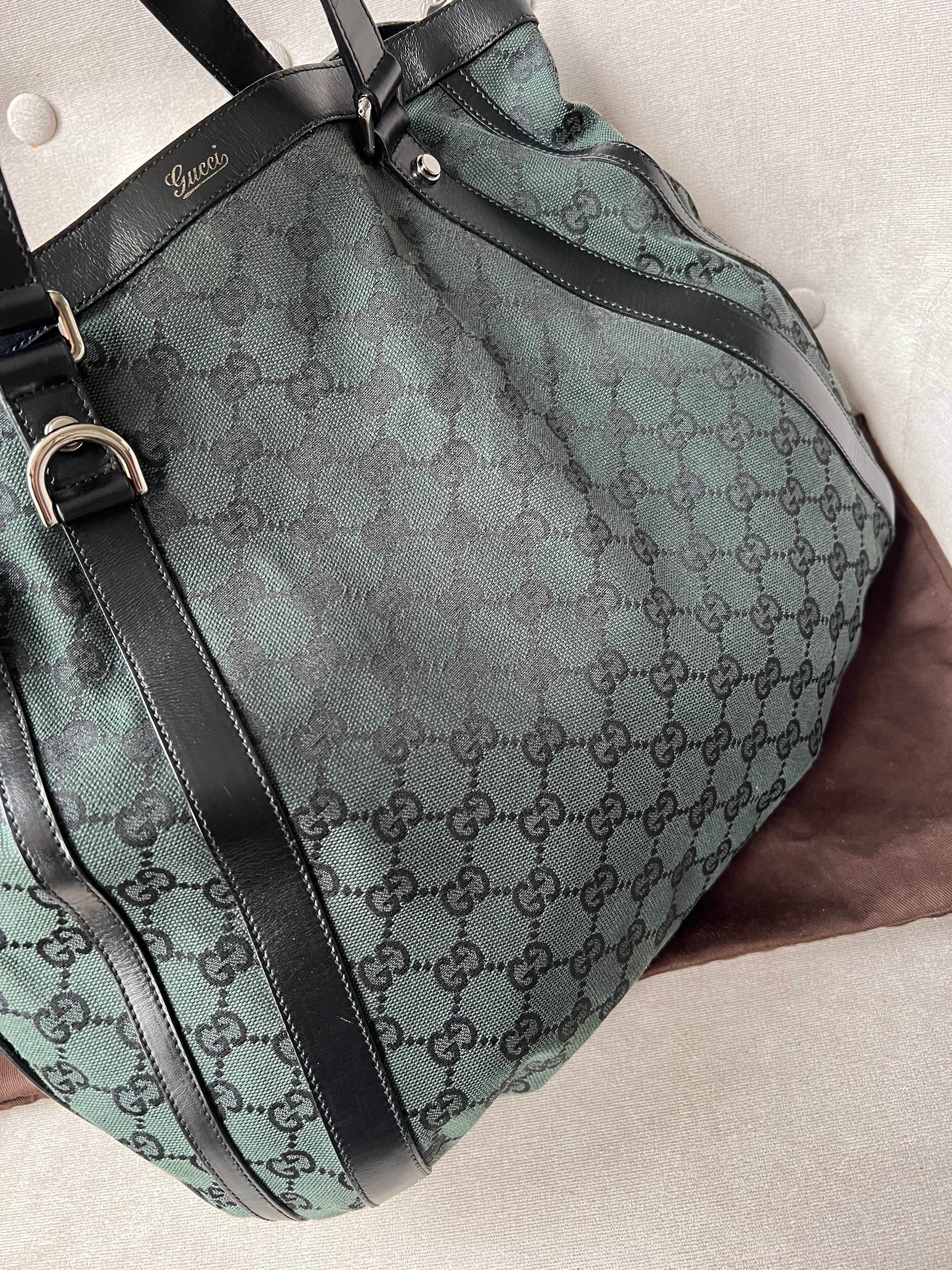 Gucci Abbey Convertible GG Canvas Tote