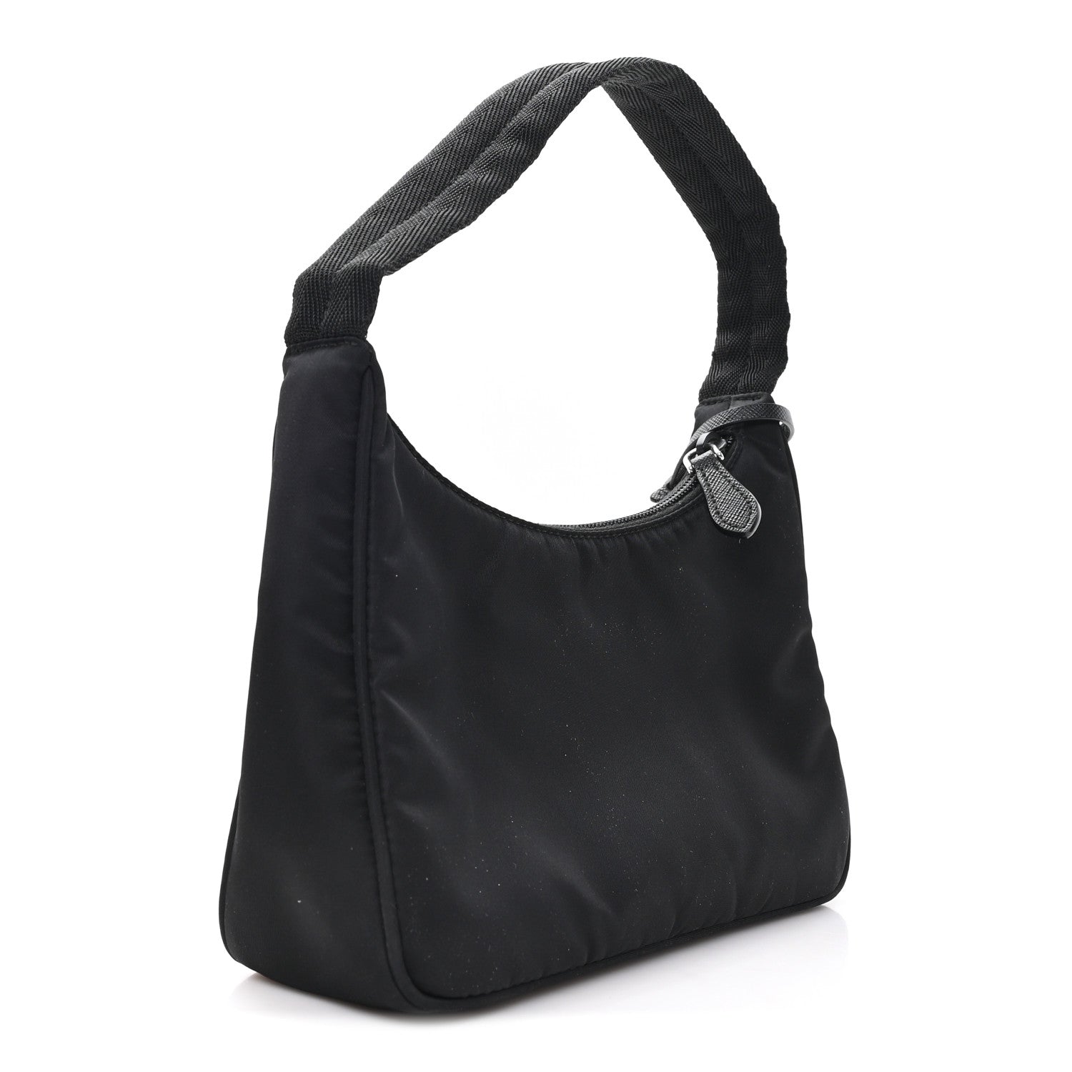 Prada Tessuto Nylon Mini Re-Edition 2000 Bag Black