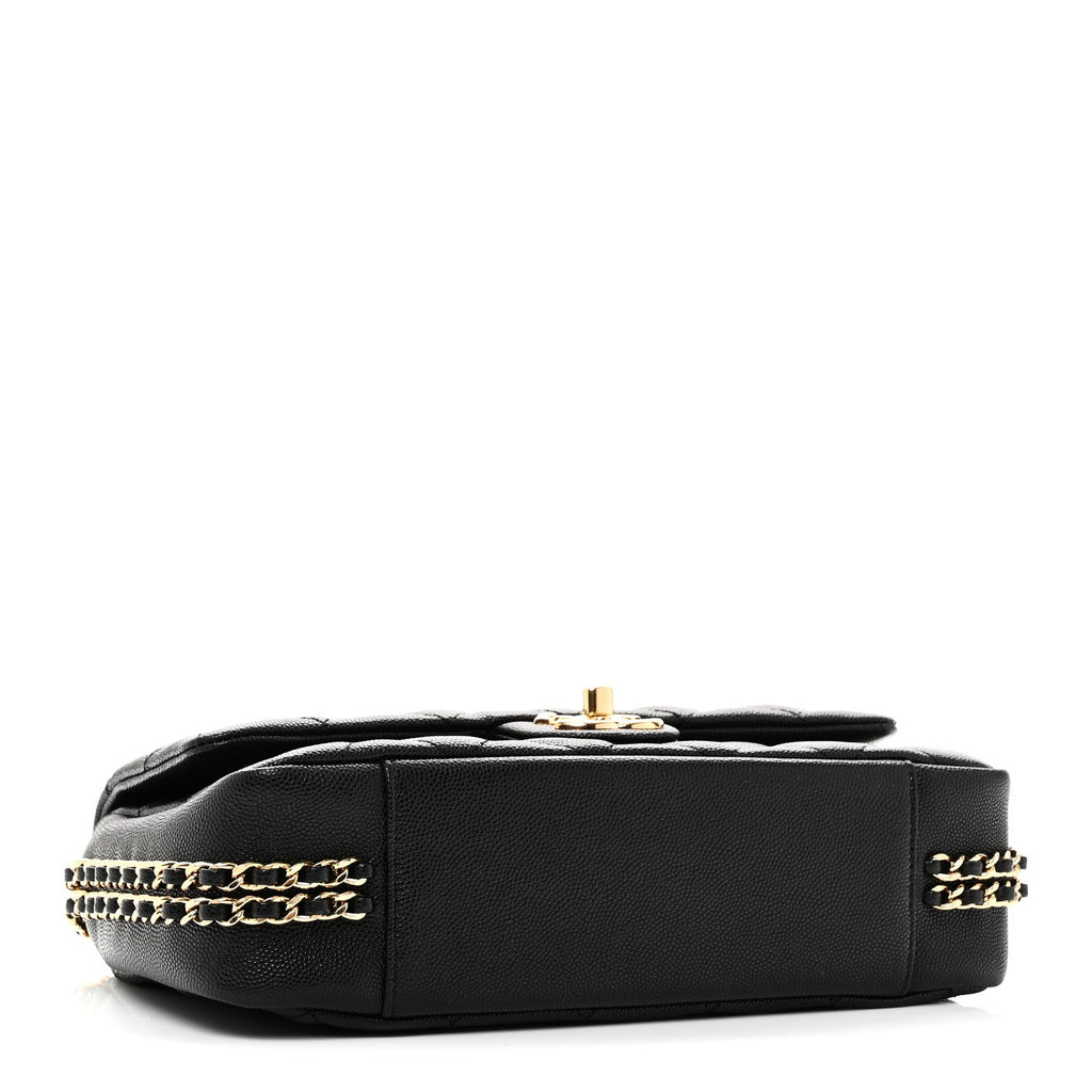 Chanel Caviar Quilted Small CC You Flap Black
