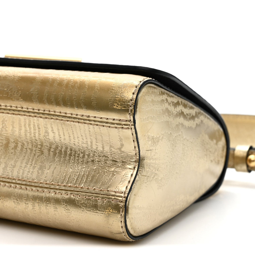 Louis Vuitton Calfskin Gravity Twist Shoulder Bag PM Gold