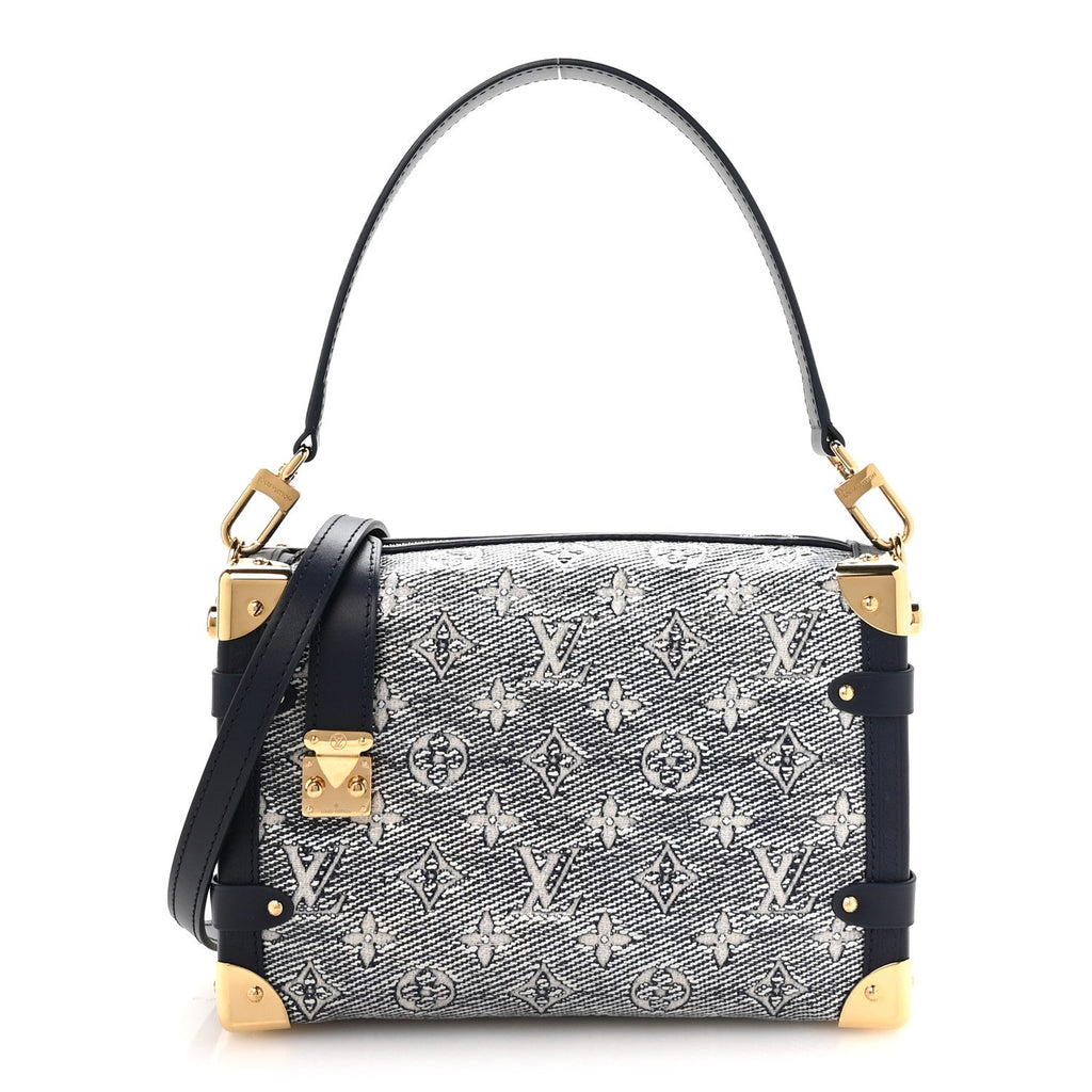 Louis Vuitton Monoglam Side Trunk MM Blue