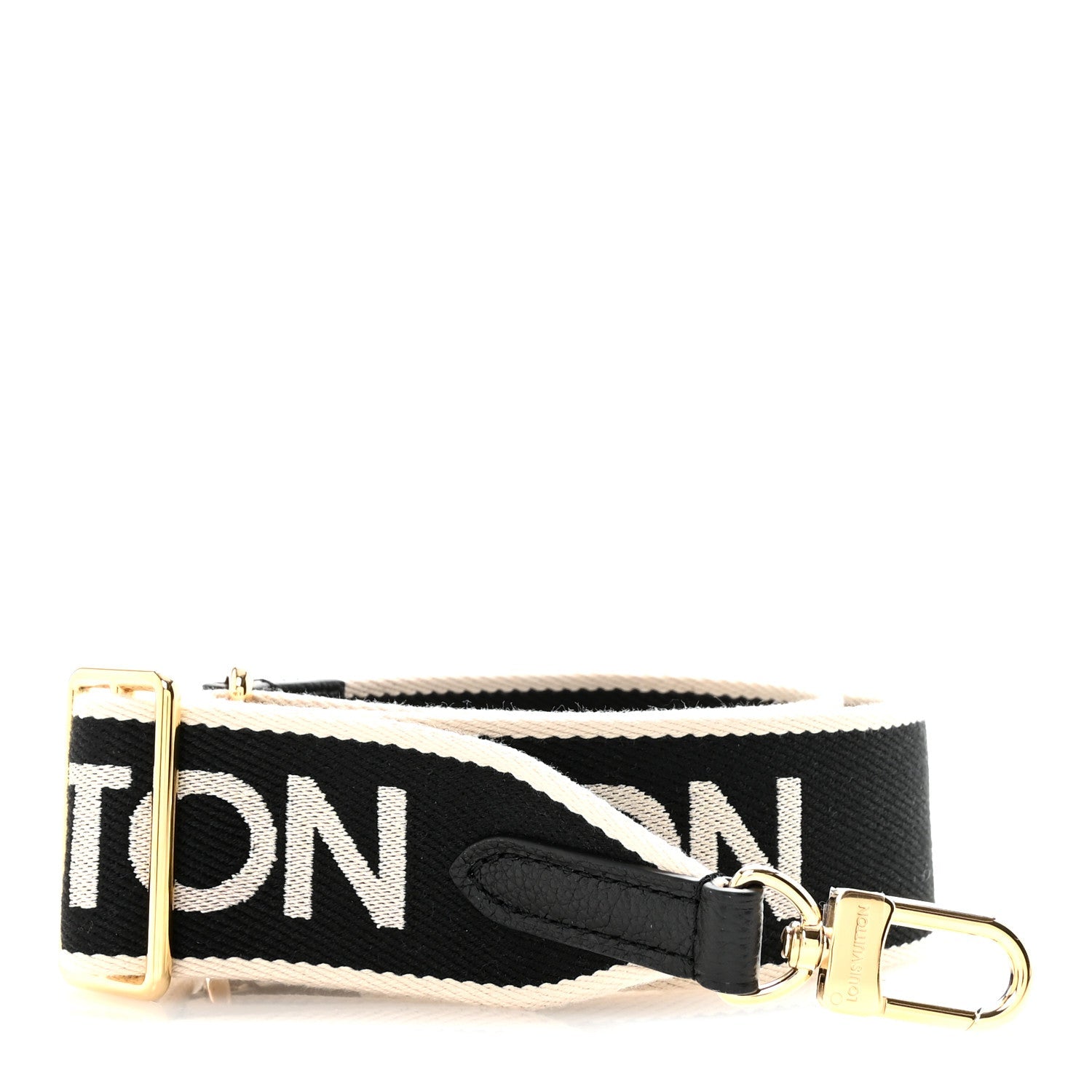 Louis Vuitton Jacquard Diane Shoulder Strap Black Ivory