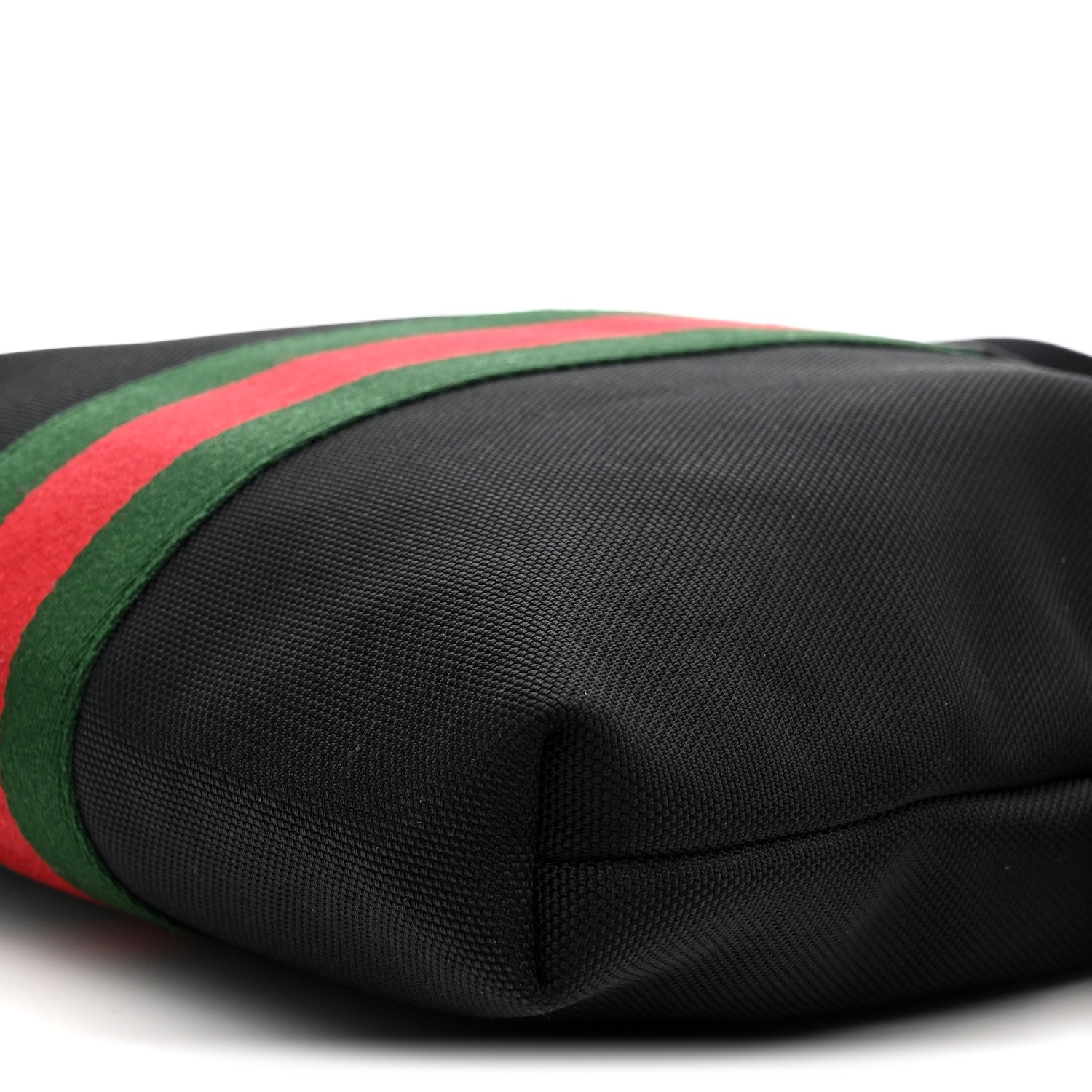 Gucci Techno Canvas Web Messenger Bag Black