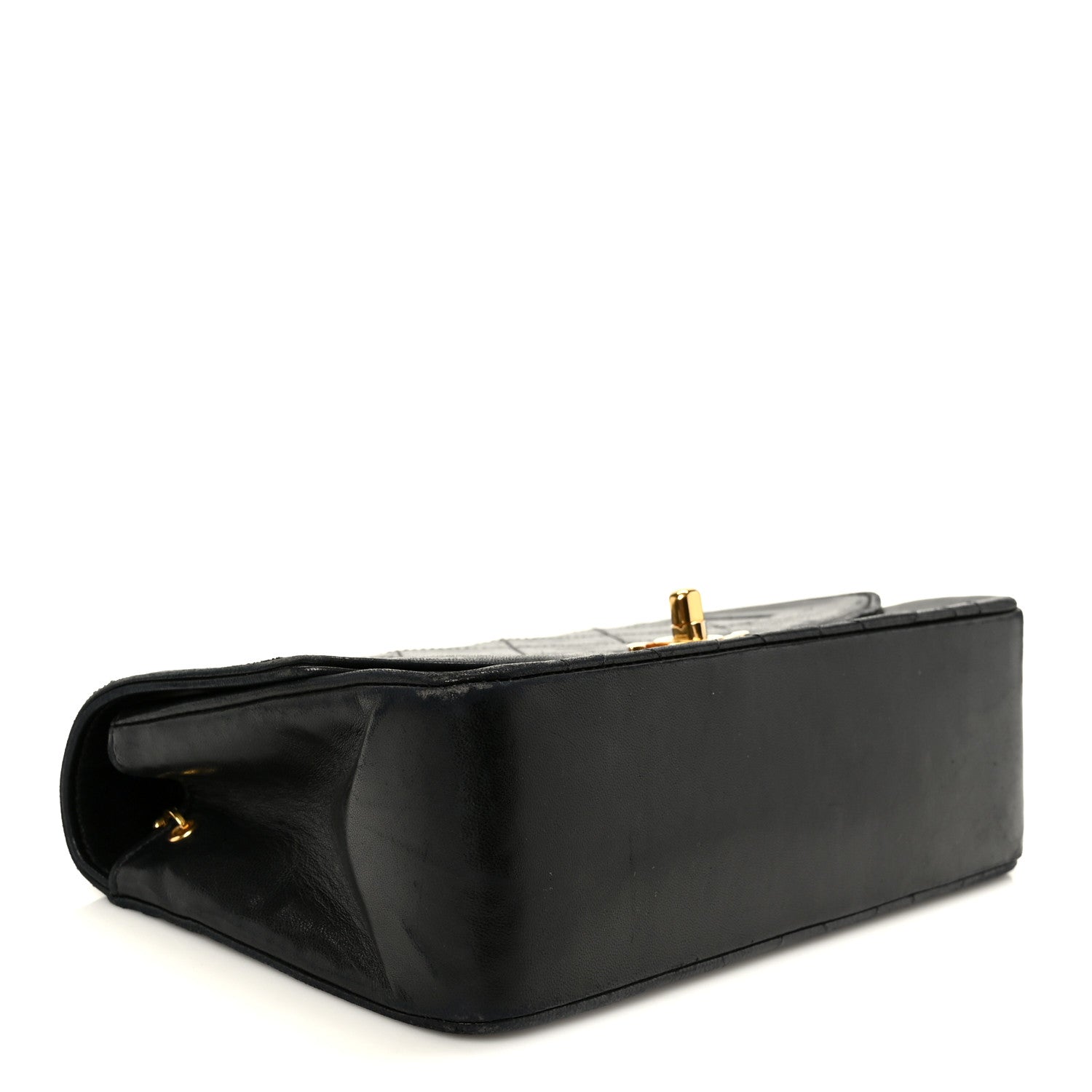 Chanel Lambskin Quilted Small Single Flap Black