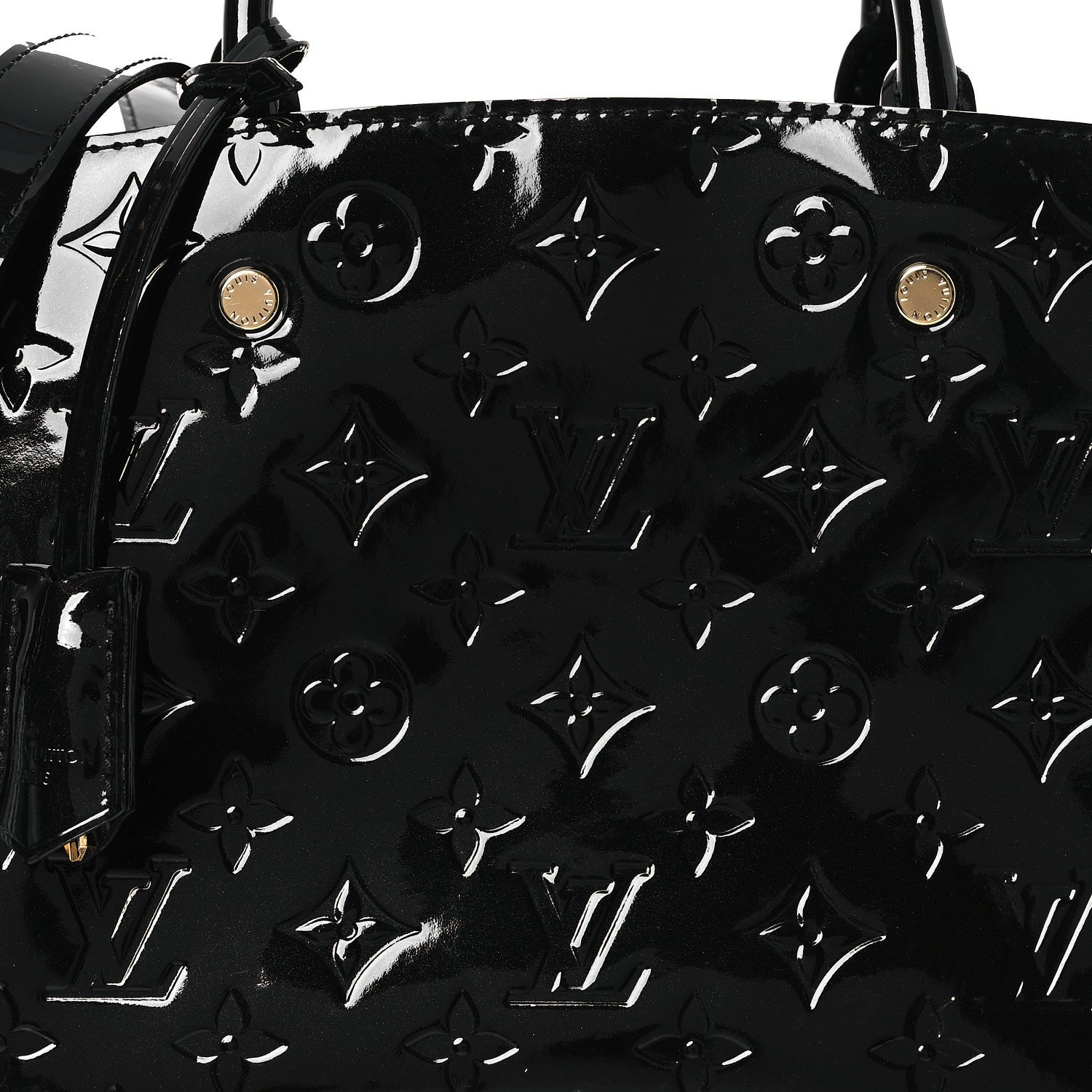 Louis Vuitton Vernis Montaigne BB Black
