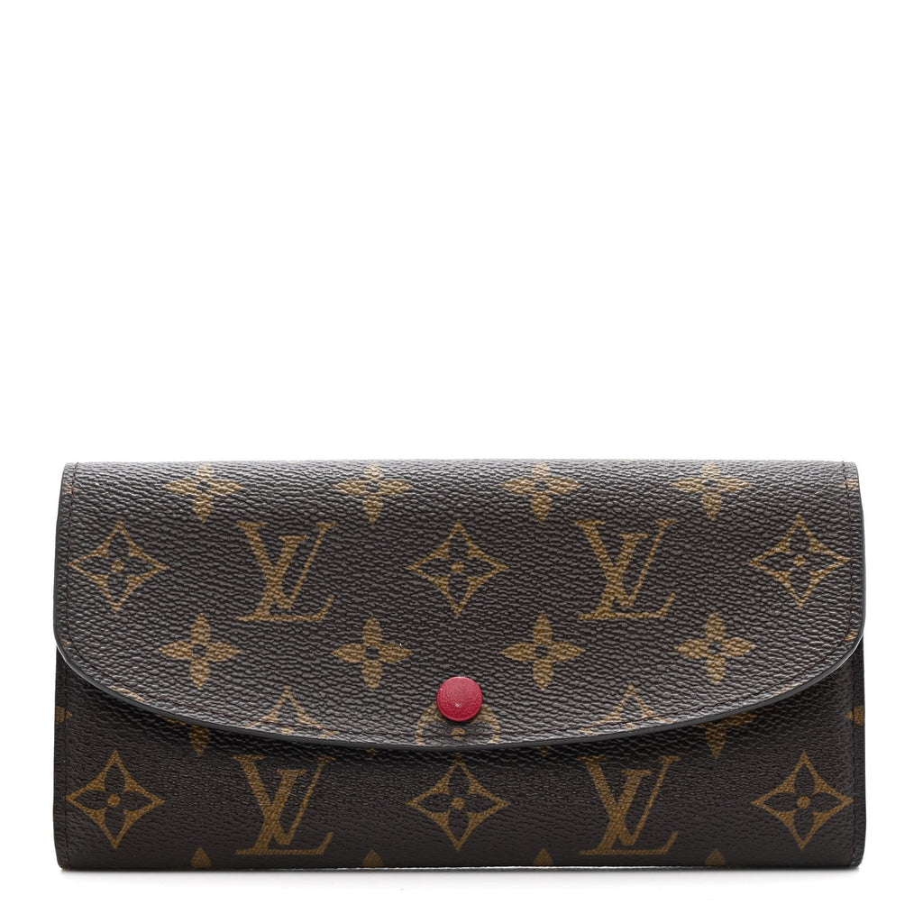 Louis Vuitton Monogram Emilie Wallet Fuchsia