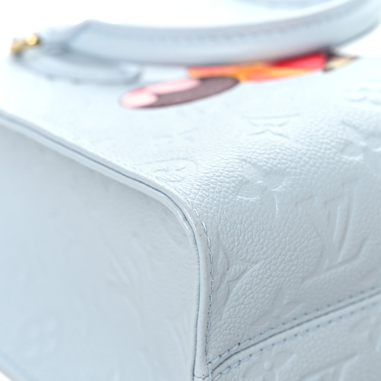 Louis Vuitton LV X TM Empreinte Monogram Superflat Onthego PM Washed Blue