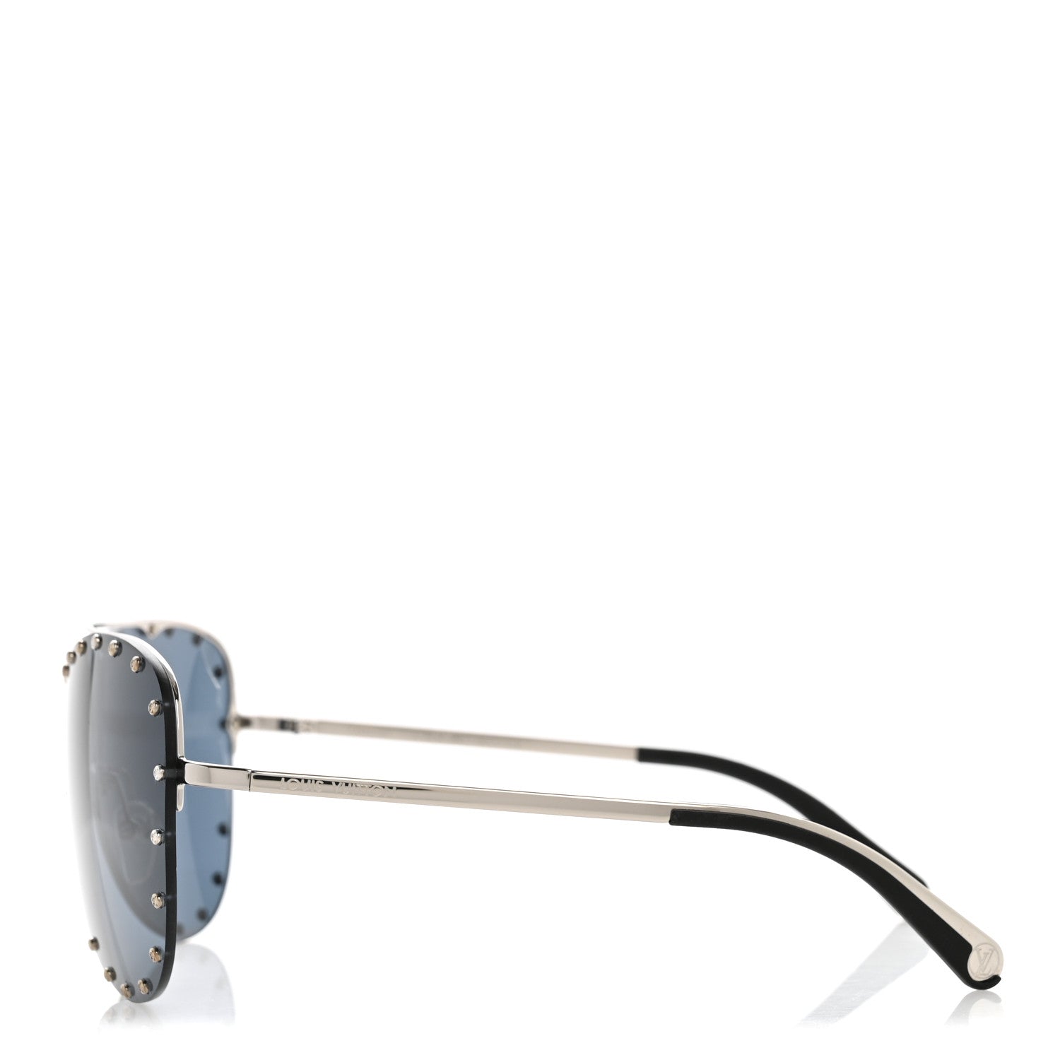 Louis Vuitton Metal The Party Shield Sunglasses Z1056E Black
