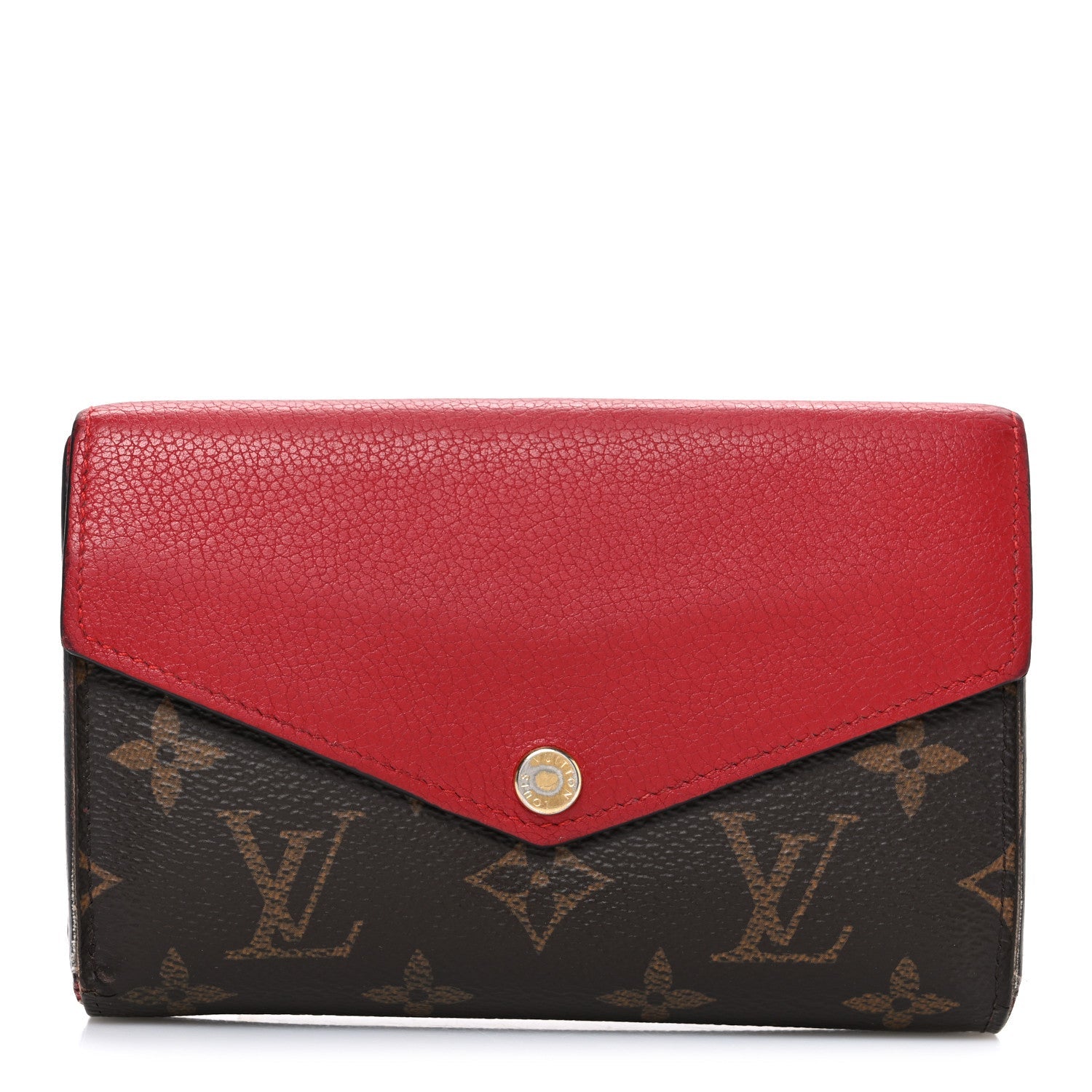 Louis Vuitton Monogram Pallas Compact Wallet Cherry