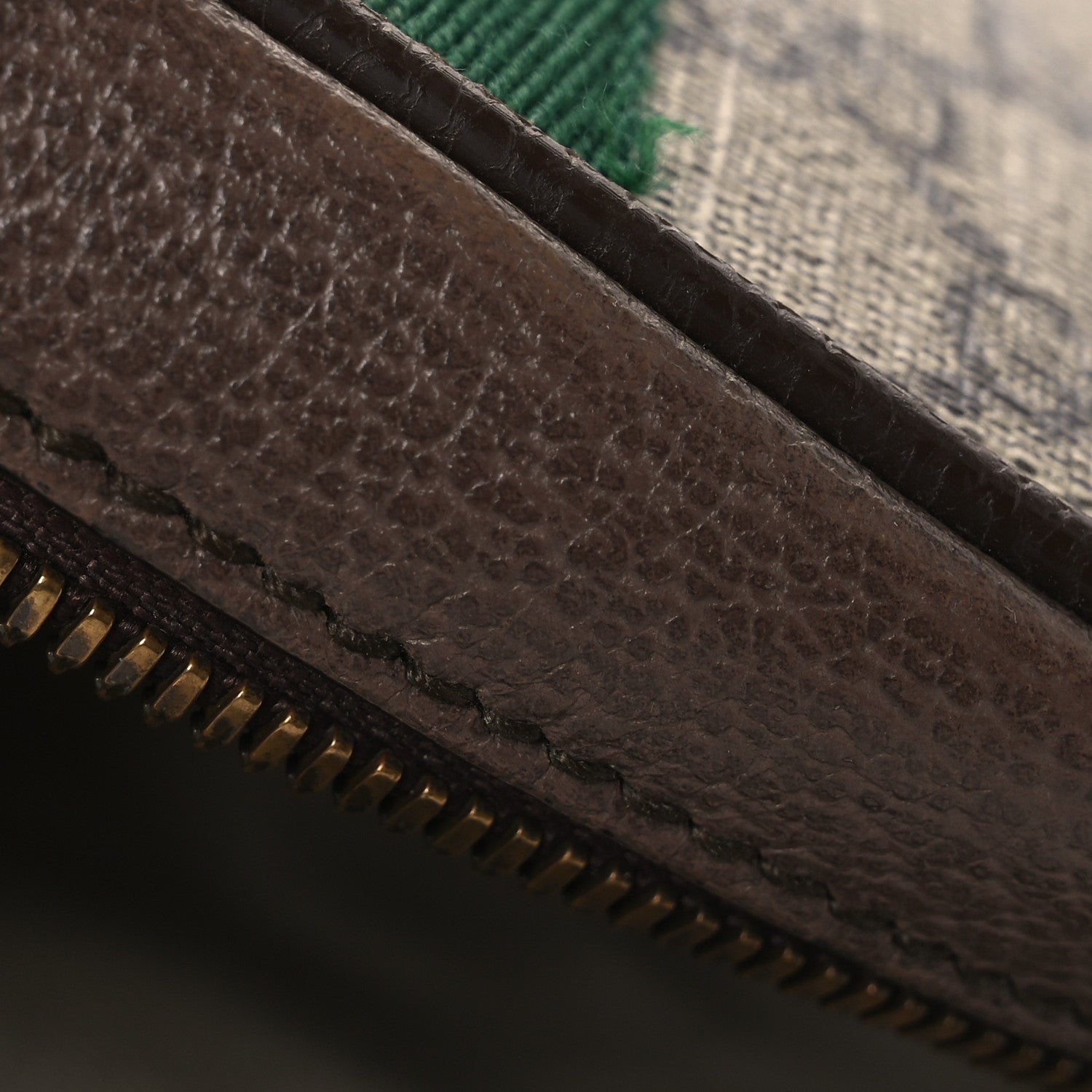 Gucci GG Supreme Monogram Web Mini Ophidia Messenger Brown
