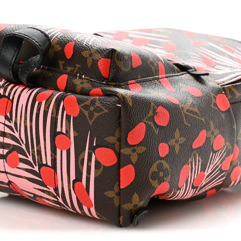 Louis Vuitton Monogram Jungle Dots Palm Springs Backpack PM Sugar Pink Poppy