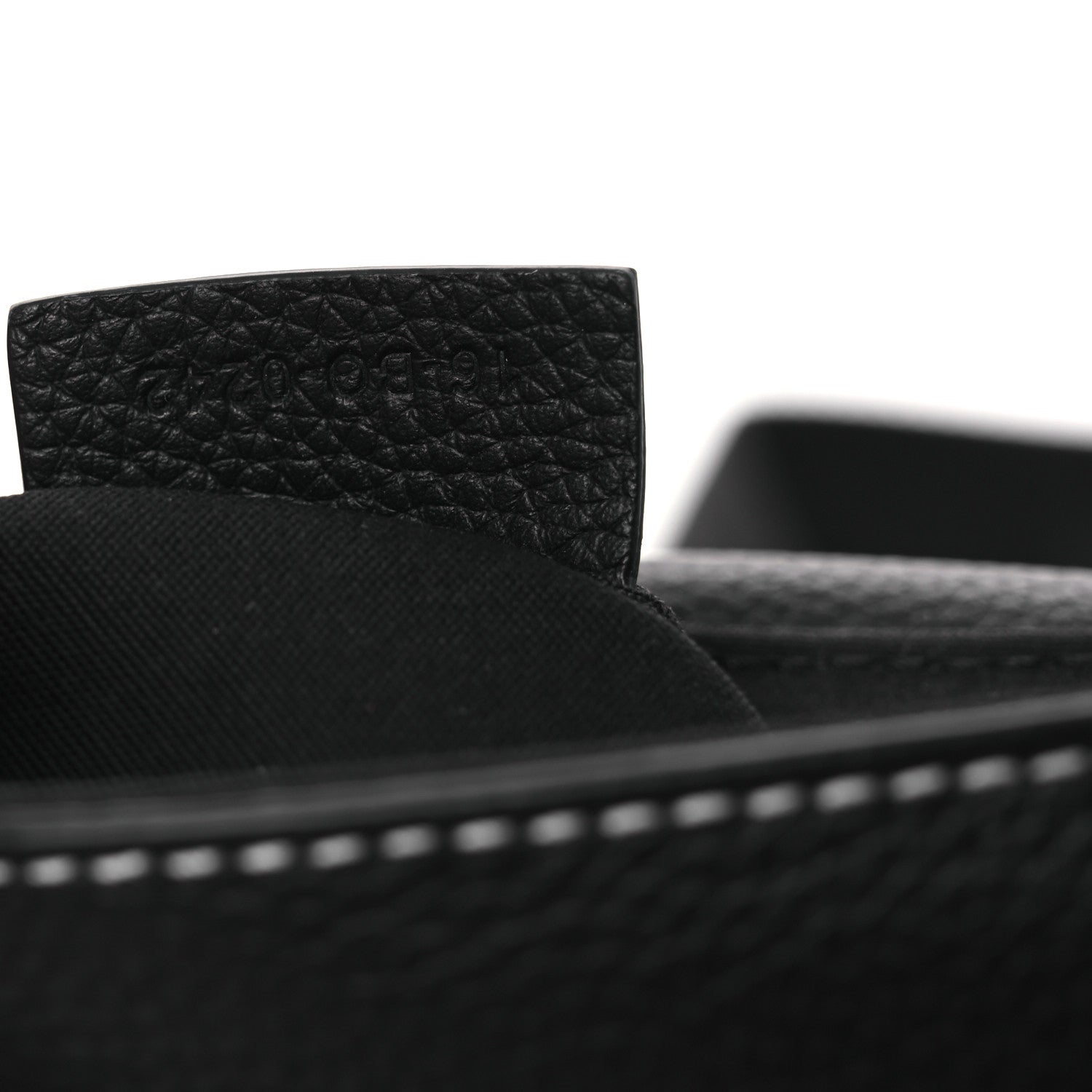 Christian Dior X KAWS Grained Calfskin Saddle Pouch Black