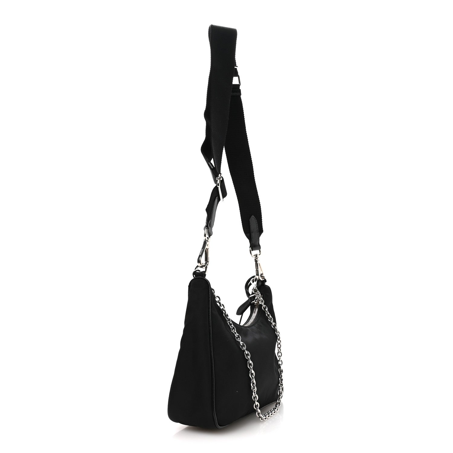 Prada Nylon Re-Edition 2005 Shoulder Bag Black