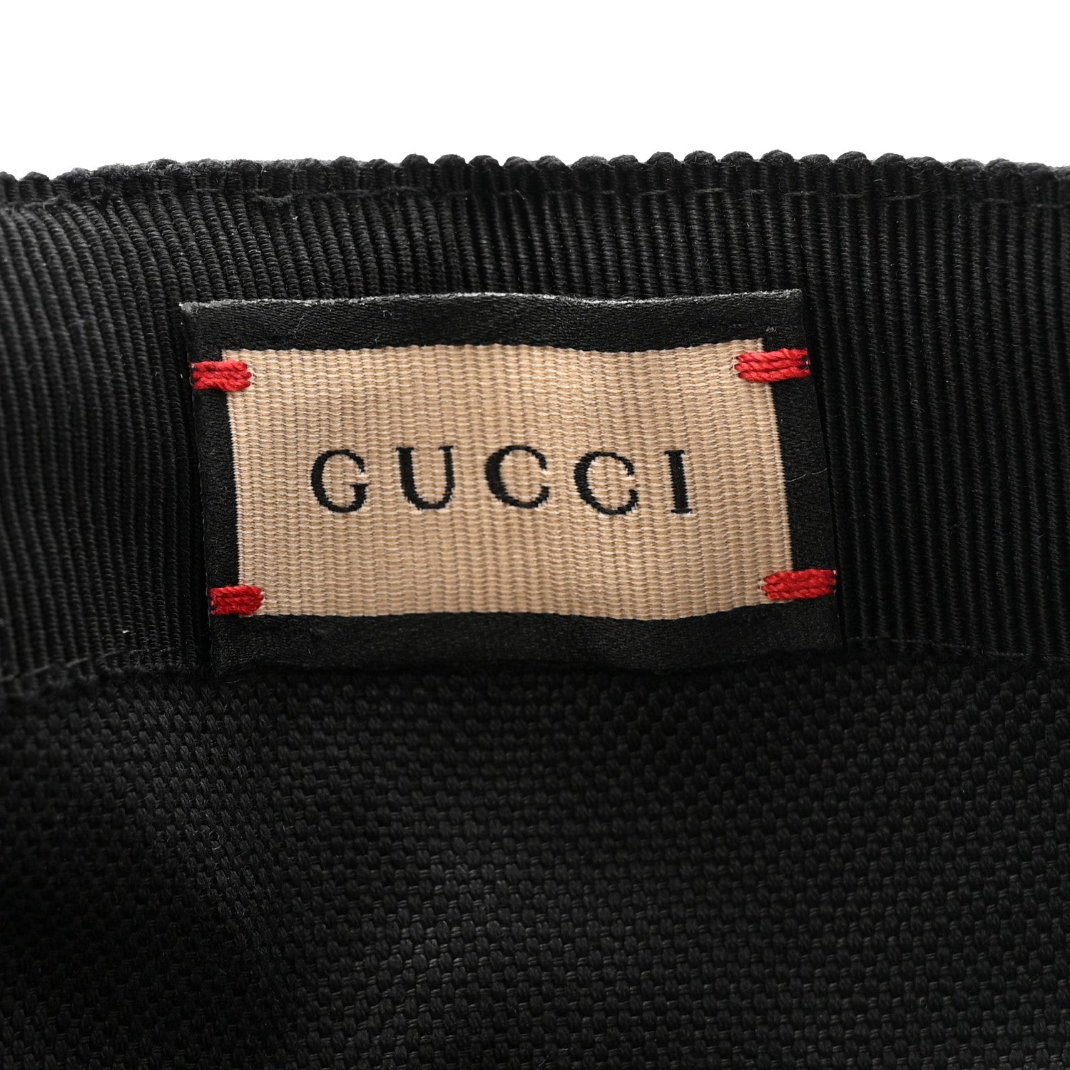 Gucci Monogram Jumbo GG Baseball Hat XS Black