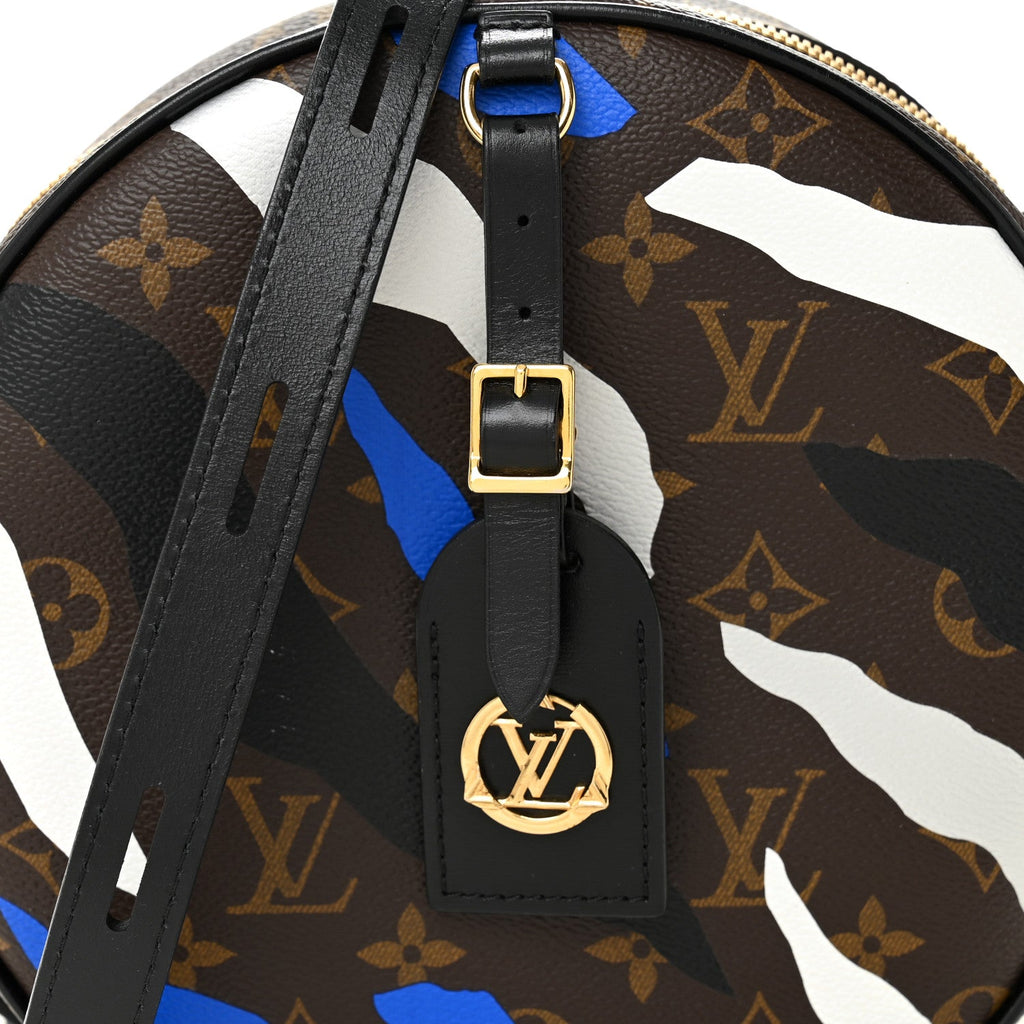 Louis Vuitton X LOL Monogram Boite Chapeau Souple Blue Silver
