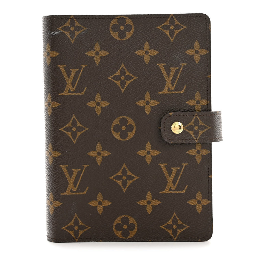 Louis Vuitton Monogram Medium Ring Agenda Cover