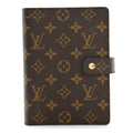 Louis Vuitton Monogram Medium Ring Agenda Cover