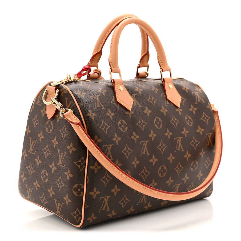 Louis Vuitton Monogram Speedy Soft 30 Crafty Red